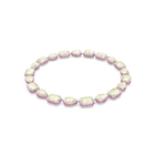 Orbita necklace, Reversible, Mixed cut crystals, Multicolored, Rhodium plated