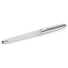 swarovski crystalline nova rollerball pen silver tone chrome plated