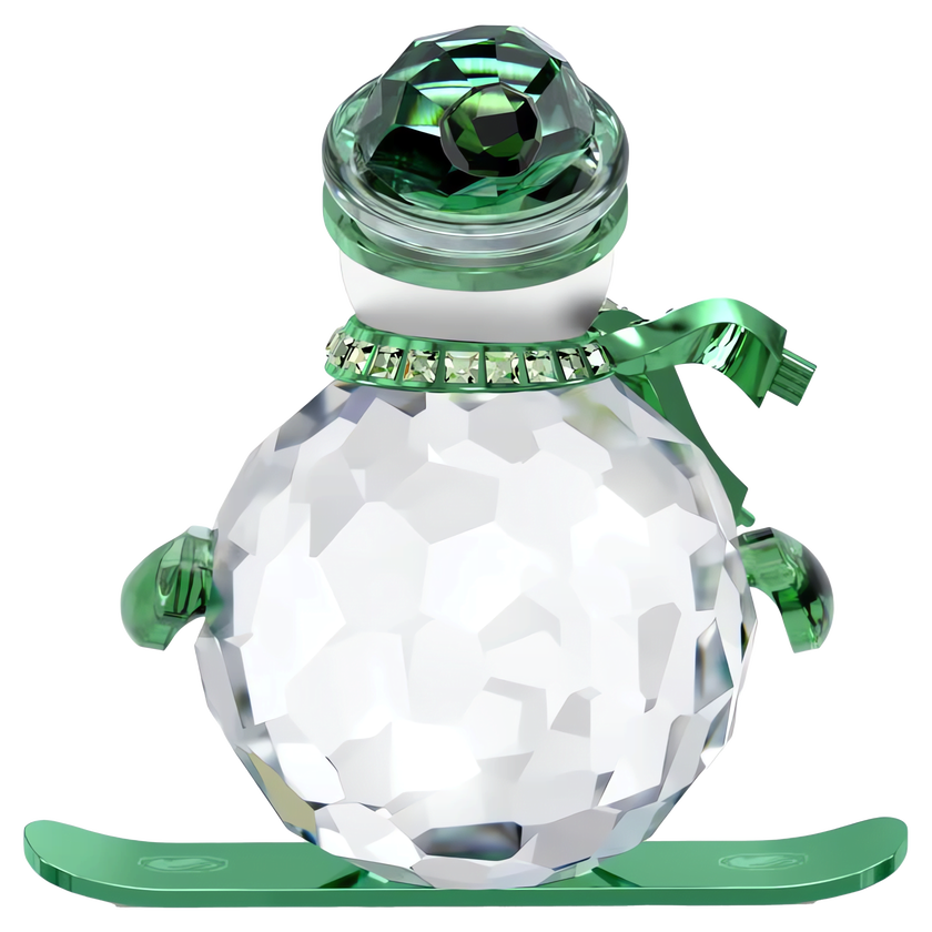 swarovski holiday cheers dulcis snowman  green