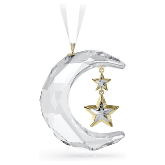 swarovski holiday magic moon ornament