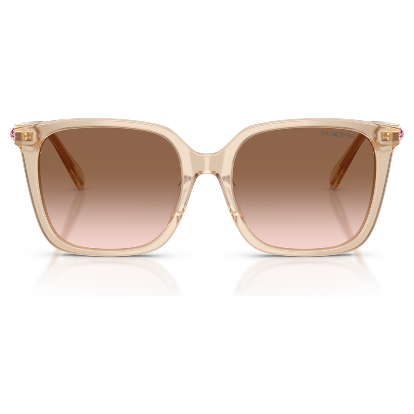 swarovski sunglasses  square shape  sk6049  beige