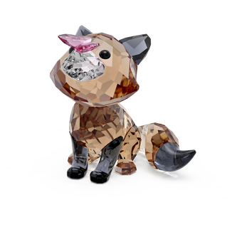 swarovski idyllia fox and butterfly