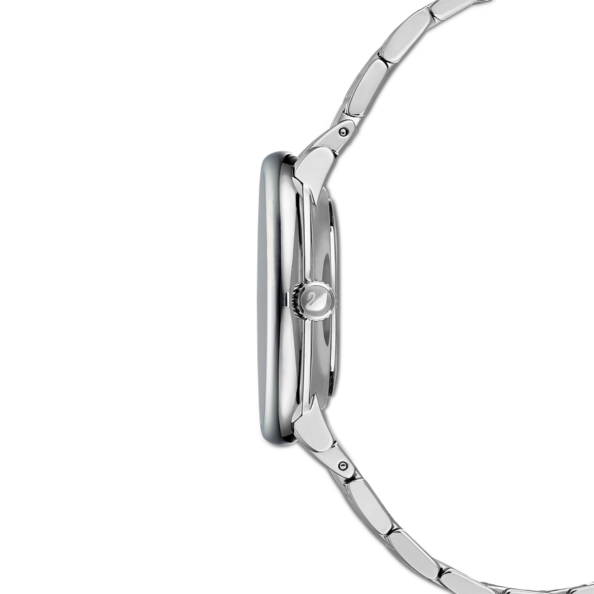 Crystalline Chic Watch, Metal bracelet, Silver Tone, Stainless steel