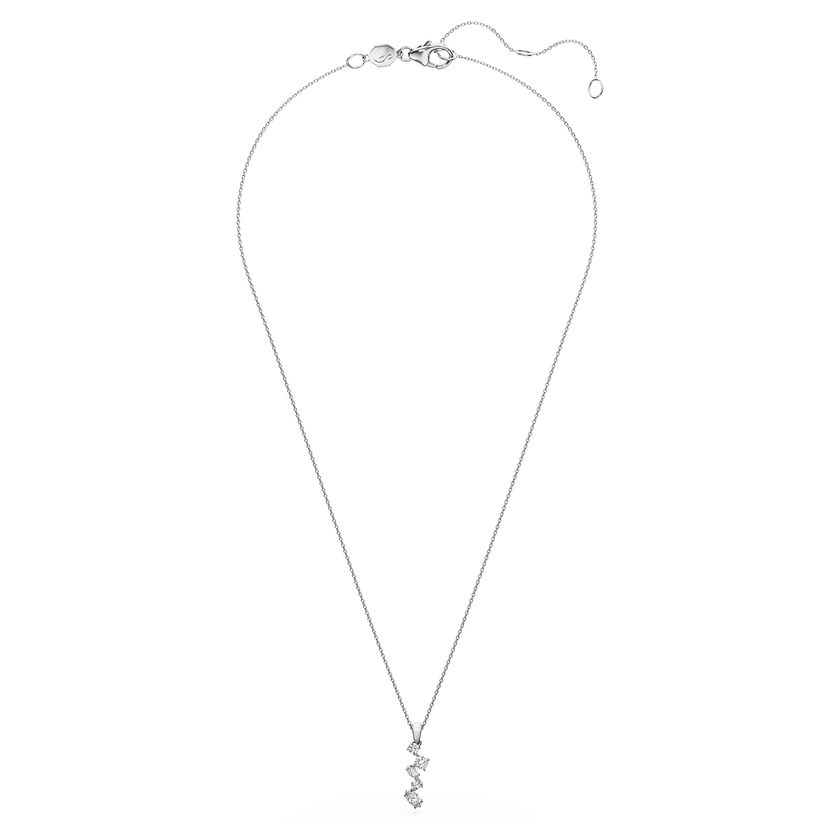 swarovski galaxy pendant  lab grown diamonds 0 9 ct tw  mixed shapes  18k white gold
