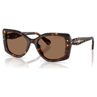 swarovski sunglasses  pillow shape  sk6058u  brown