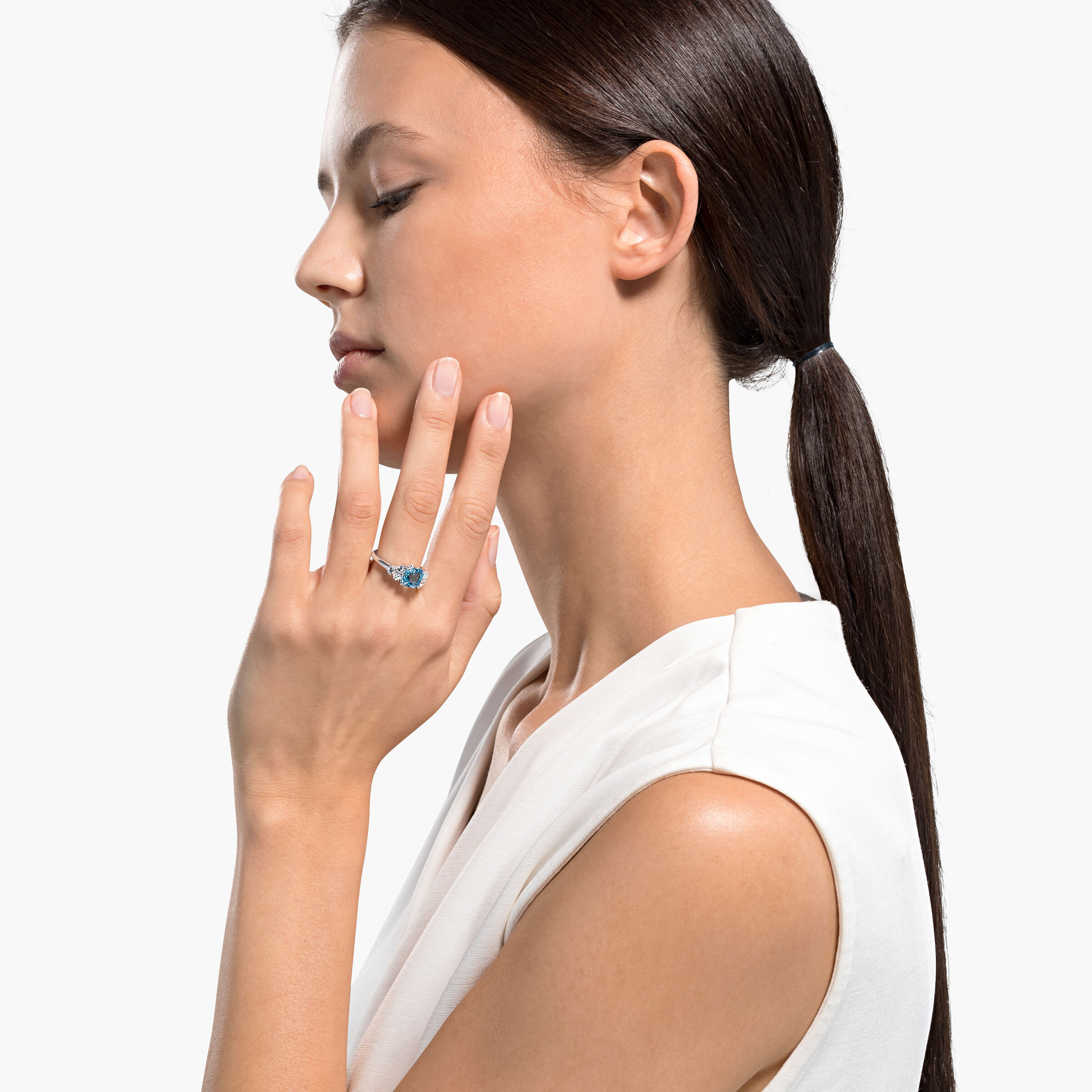 Swarovski fizzy ring set online