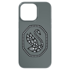swarovski signum smartphone case swan iphone 14 pro max black