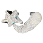 Buy Swarovski Polar Bestiary Cuff Multi colored Rhodium plated