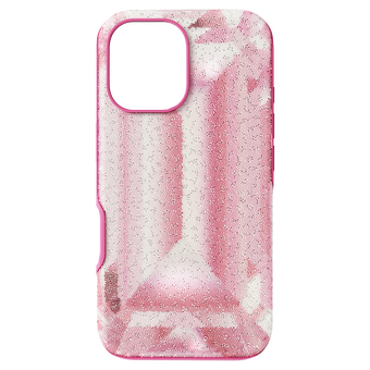 swarovski high smartphone case crystal print motif iphone 16 pink