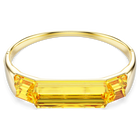 swarovski lucent bangle yellow gold tone plated