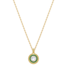 Oxygen Pendant, Multi-colored, Gold plating