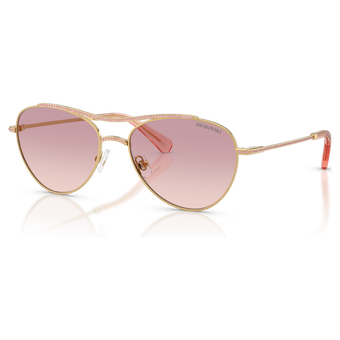 swarovski sunglasses  pilot shape  sk7047  pink