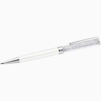 Crystalline Ballpoint Pen, White