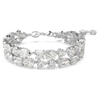swarovski mesmera bracelet mixed cuts white rhodium plated