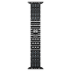 swarovski princess strap for apple watch 40mm 41mm black black finish