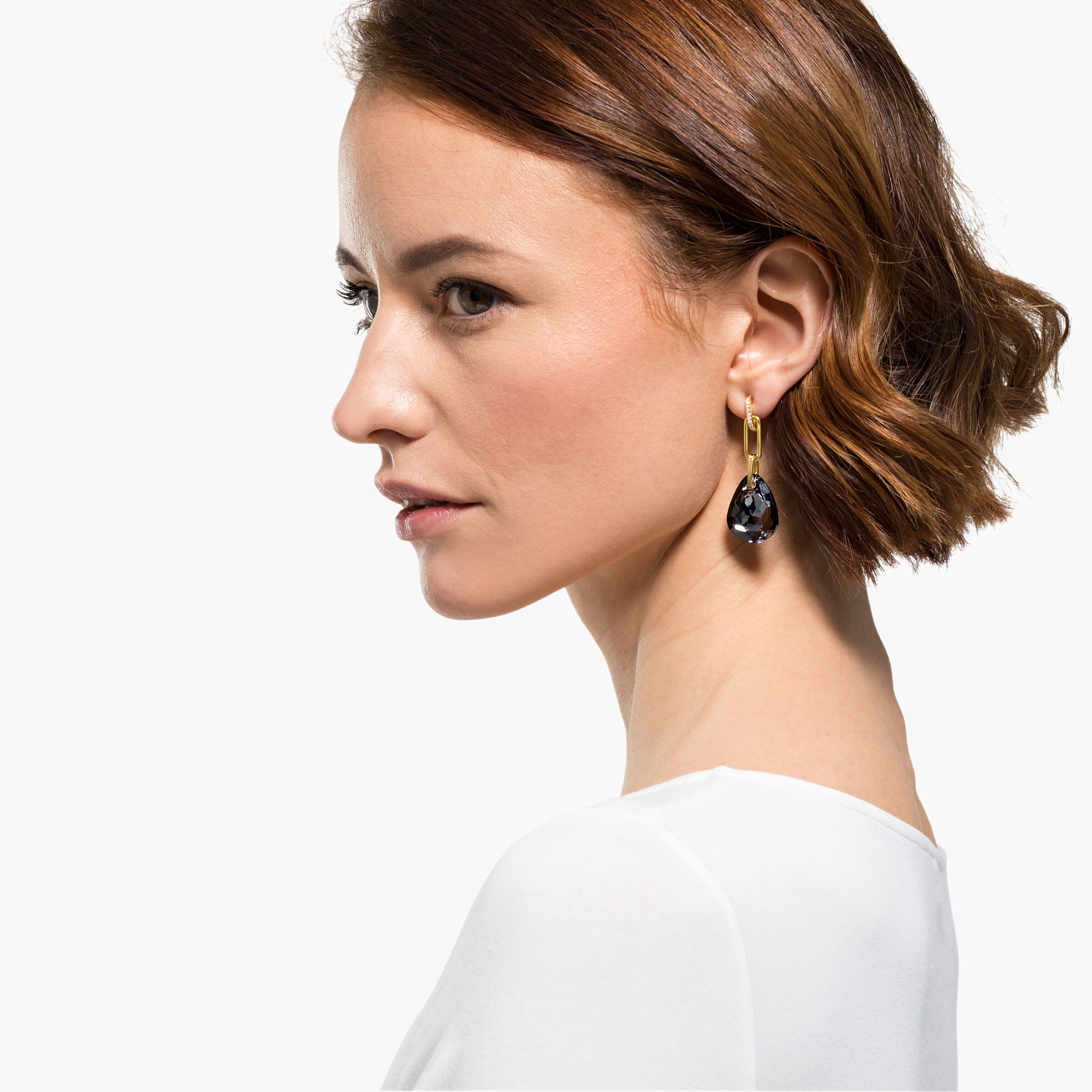 Swarovski t clearance bar earrings