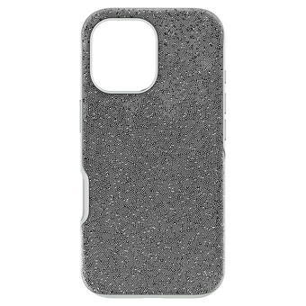 swarovski high smartphone case  iphone  17  silver tone