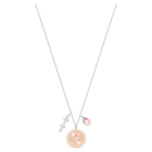 swarovski zodiac pendant sagittarius pink rhodium plated