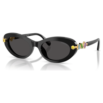 swarovski sunglasses pillow shape black