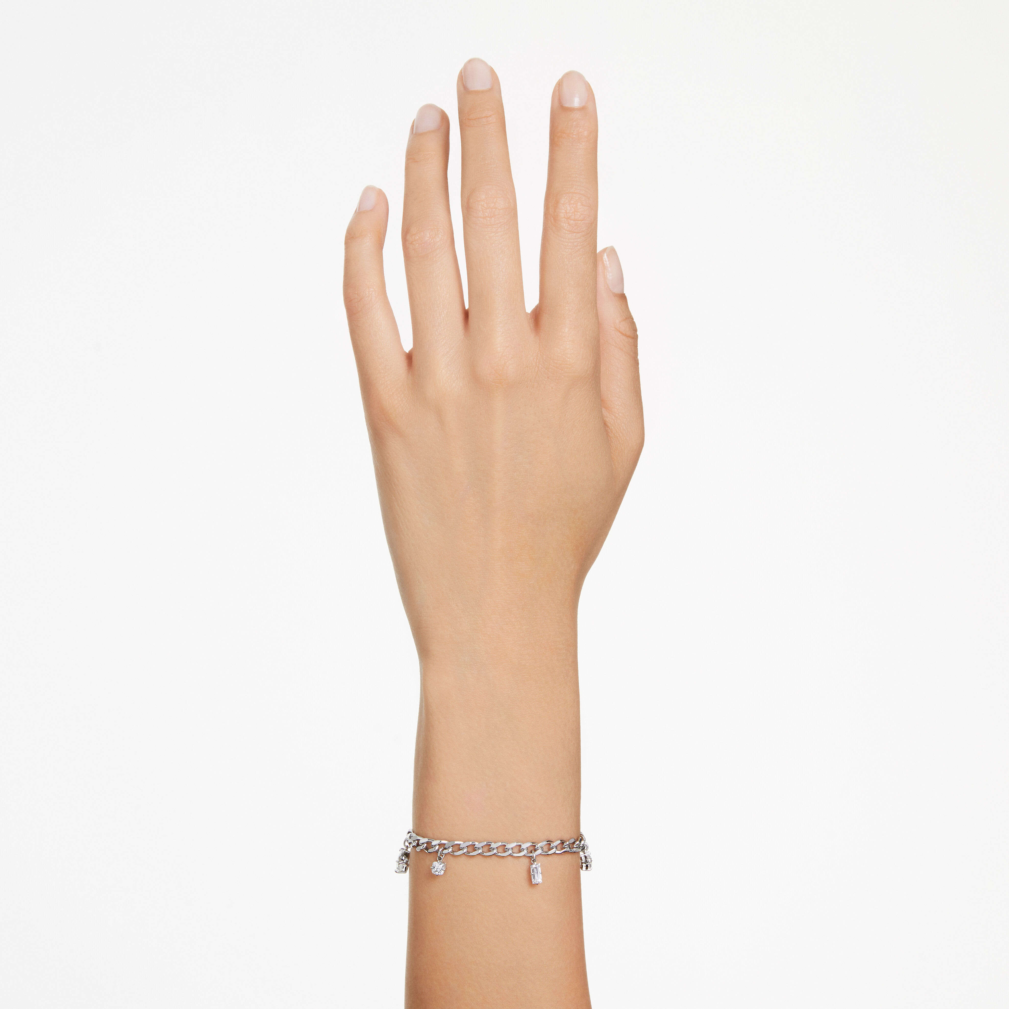 Swarovski subtle rhodium plated crystal bracelet cheap