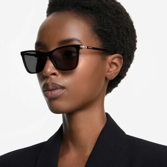 swarovski sunglasses  square shape  sk6004el  black