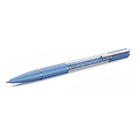 swarovski crystalline ballpoint pen  recreated  crystals  blue  blue lacquered  chrome plated