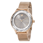 Octea Nova Watch, Milanese bracelet, Gray, Rose gold tone