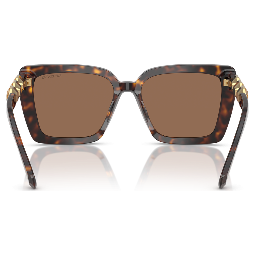 swarovski sunglasses  square shape  sk6032  brown