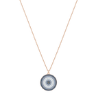 Luckily Pendant, Multi-colored, Rose-gold tone plated