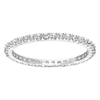 Vittore Ring, White, Rhodium Plated