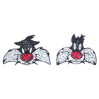 Looney Tunes Sylvester Cuff Links, Multi-colored, Rhodium plated