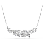 swarovski diapason necklace  mixed cuts  white  rhodium plated