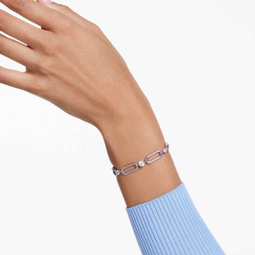 swarovski constella bracelet  white  rhodium plated
