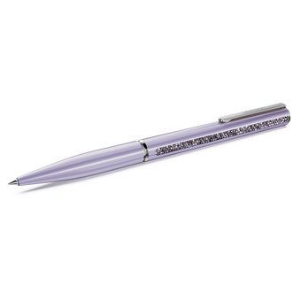 swarovski crystal shimmer glide ballpoint pen purple purple lacquered chrome plated