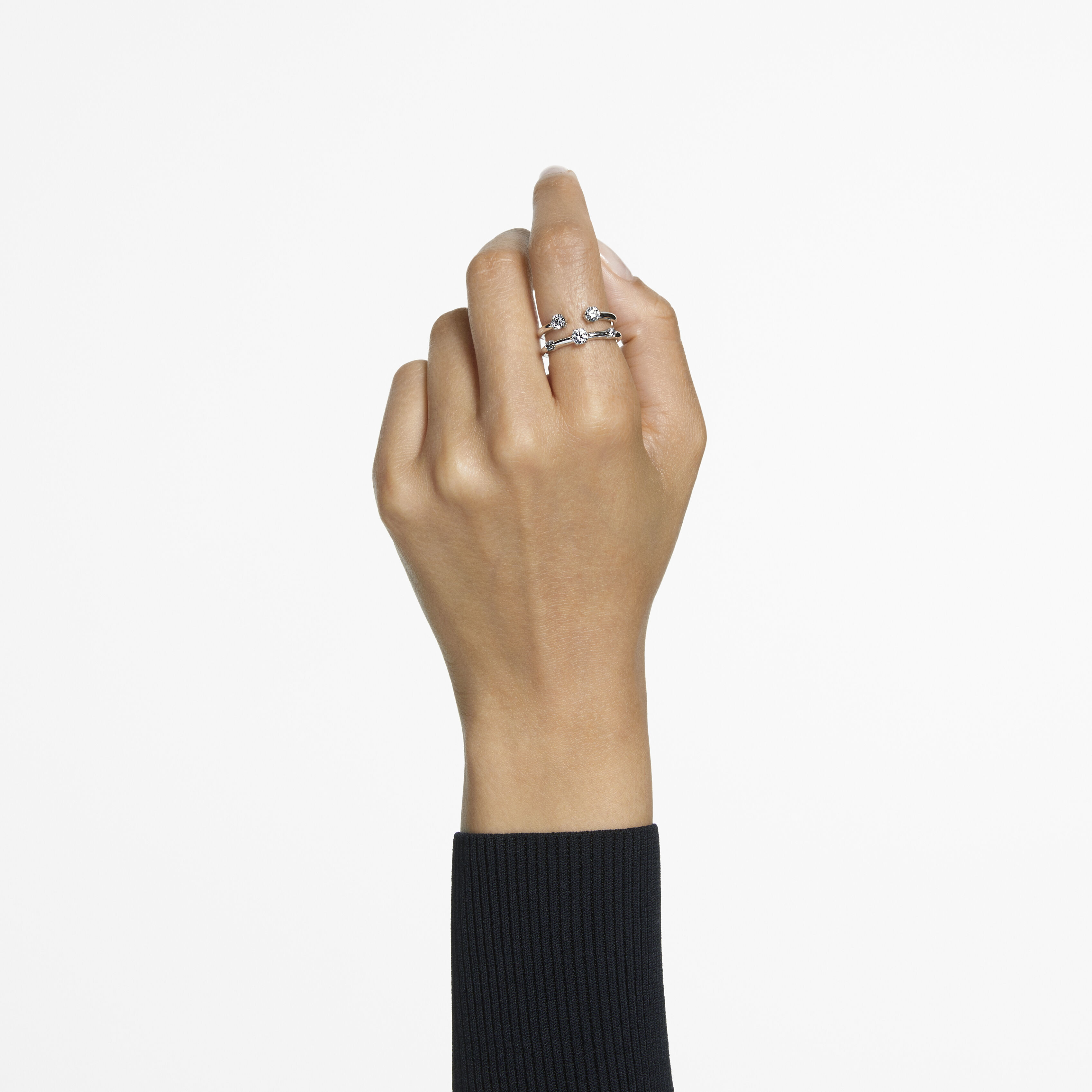 Swarovski 2 clearance piece ring