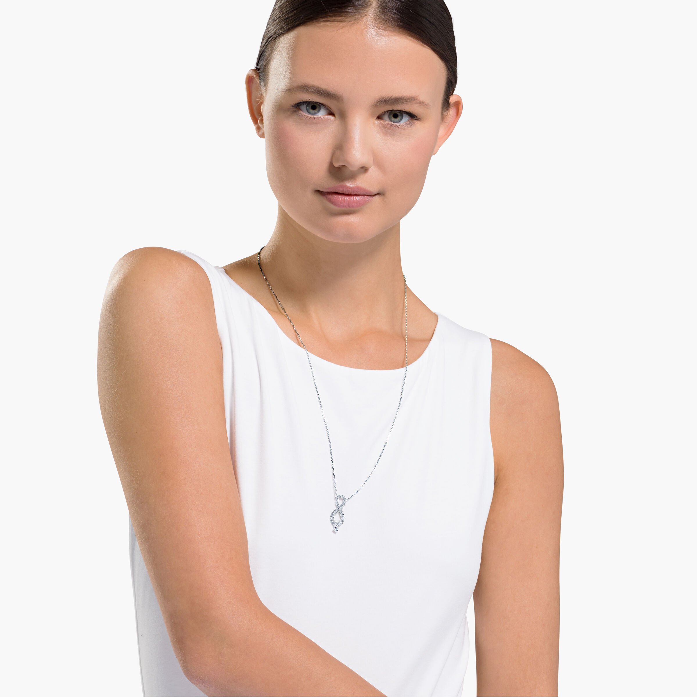 Swarovski hot sale eternity necklace