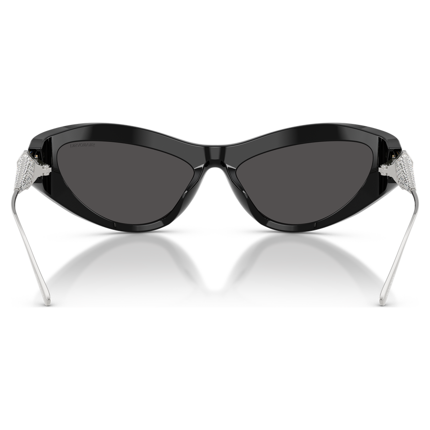 swarovski sunglasses  cat eye shape  sk6046  black