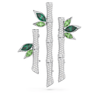 swarovski dellium brooch bamboo green rhodium plated