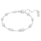 swarovski mesmera bracelet mixed cuts scattered design white rhodium plated