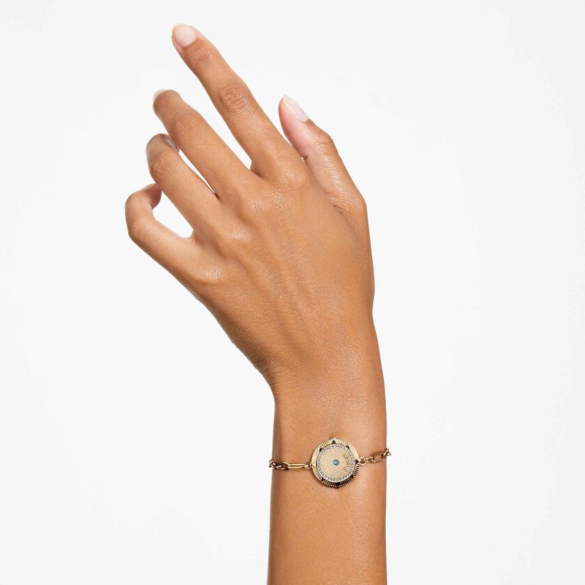 swarovski zodiac bracelet  pisces  gold tone  gold tone plated