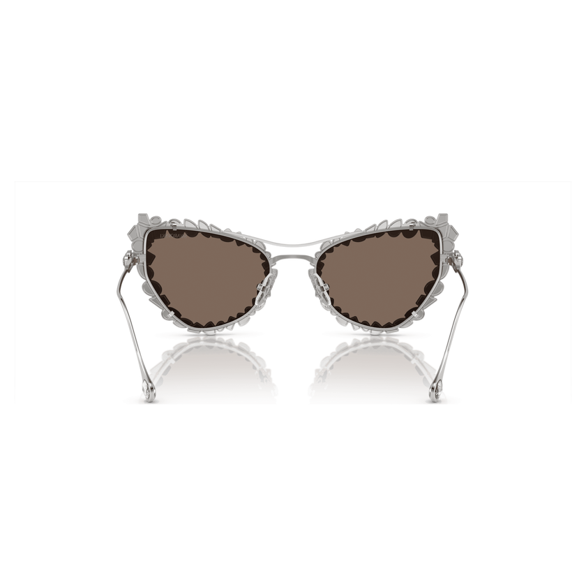 swarovski sunglasses  statement  cat eye shape  sk7011el  white