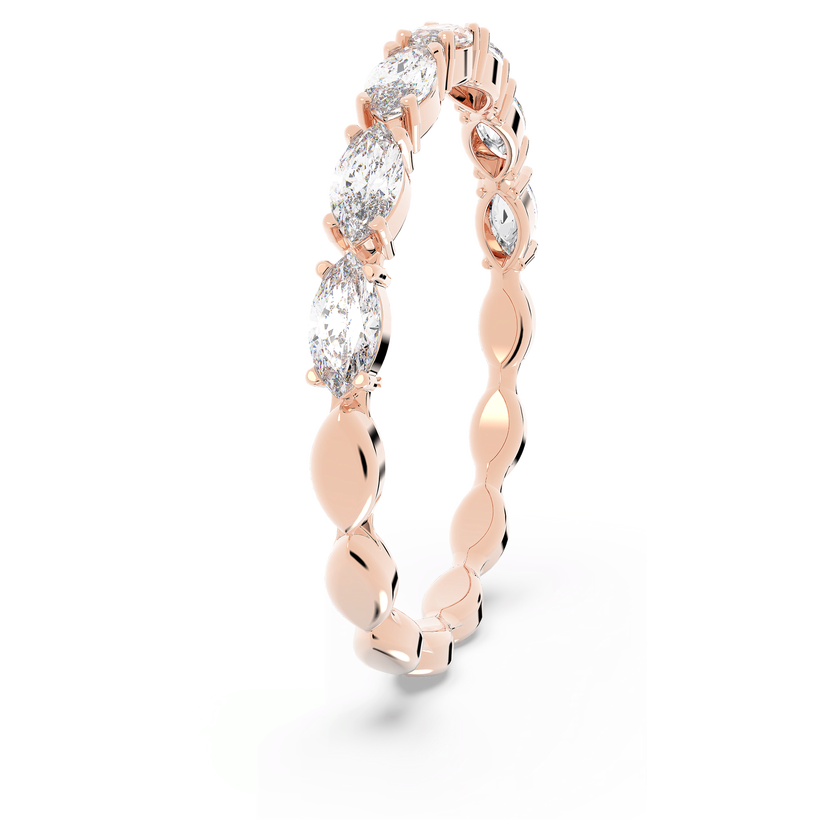 swarovski matrix vittore ring  marquise cut  white  rose gold tone plated