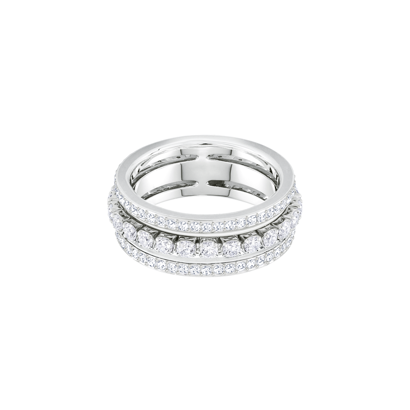 Further Ring, White, Rhodium Plating