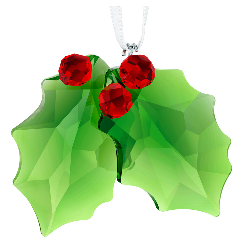 swarovski joyful holly ornament