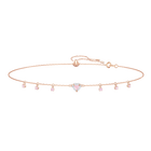 One Choker, Multi-colored, Rose gold plating