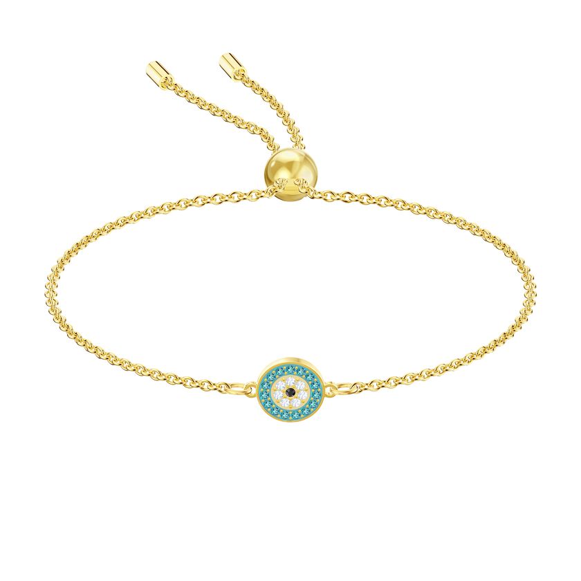 Luckily Bracelet, Multi-colored, Gold plating