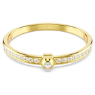swarovski numina bangle  round cut  white  gold tone plated