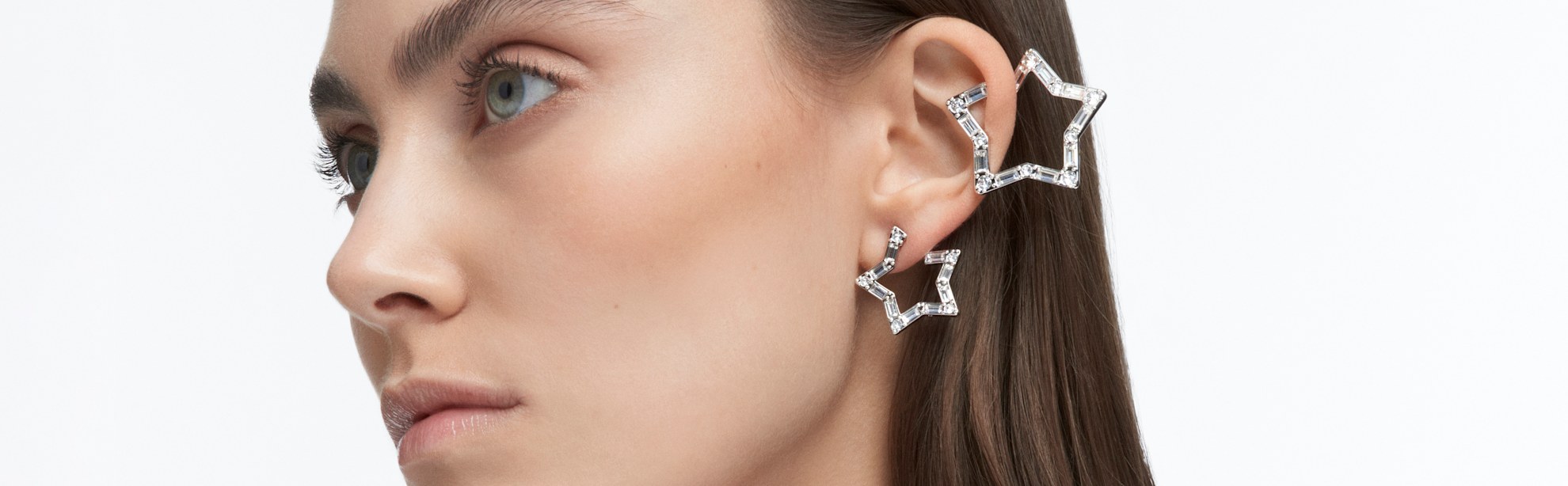 swarovski crystal ear cuffs