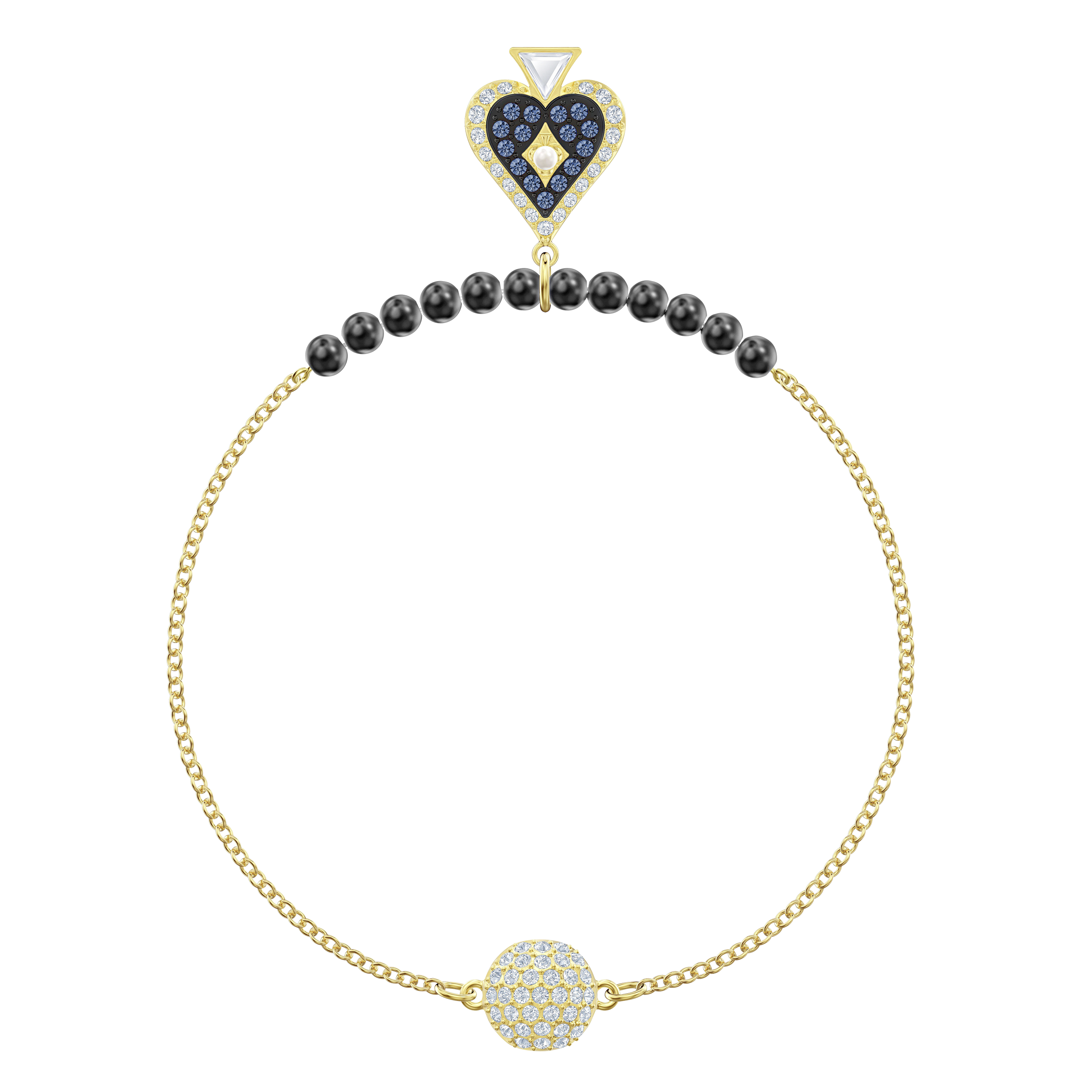 Buy Swarovski Swarovski Remix Collection Spade Strand Multi Colored Gold Tone Plated In Riyadh Jeddah Saudi Arabia M5486590