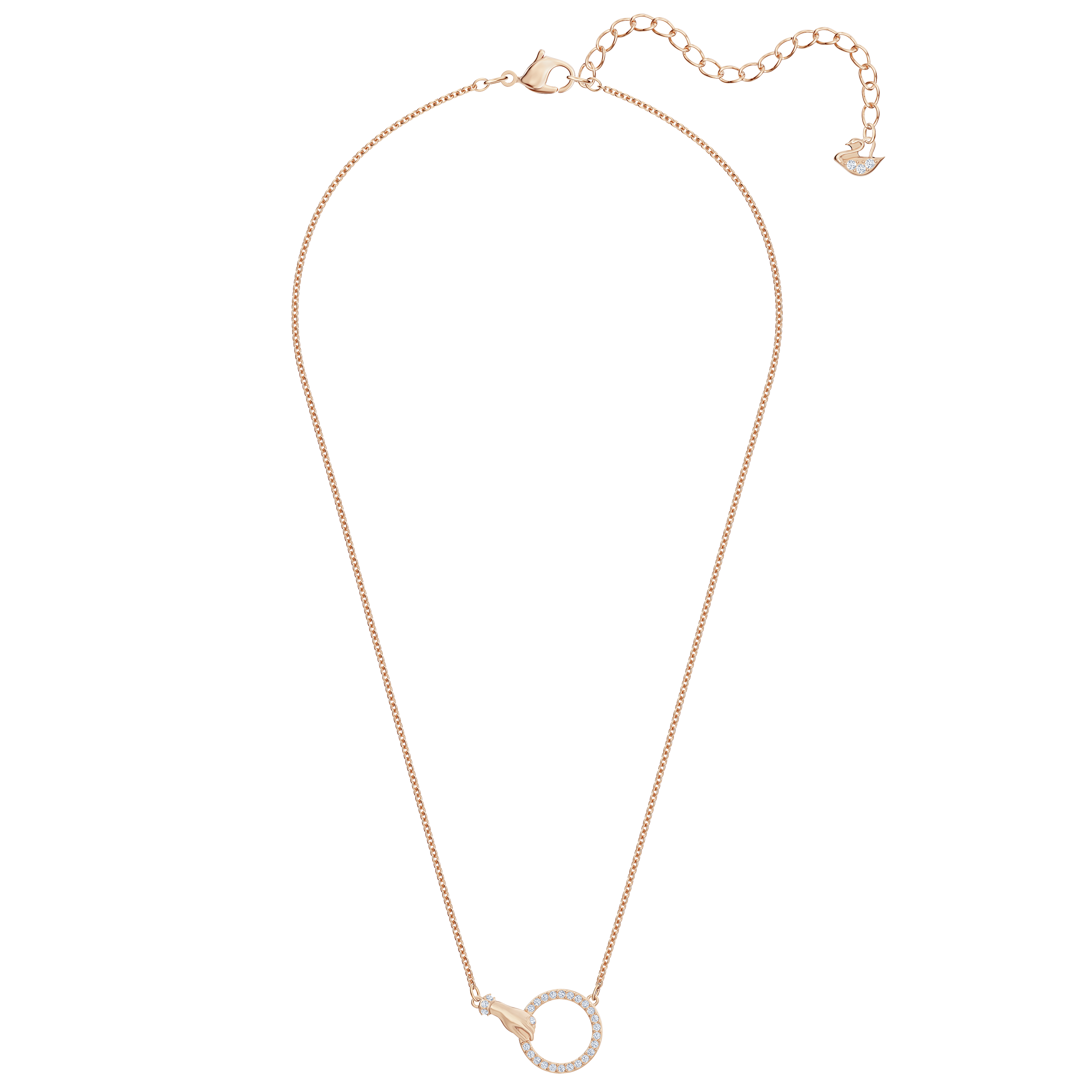 Buy Swarovski Swarovski Symbolic Necklace, White, Rose-gold tone plated ...